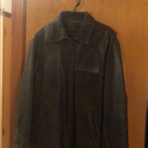 Wilson thinsulate men's leather coat